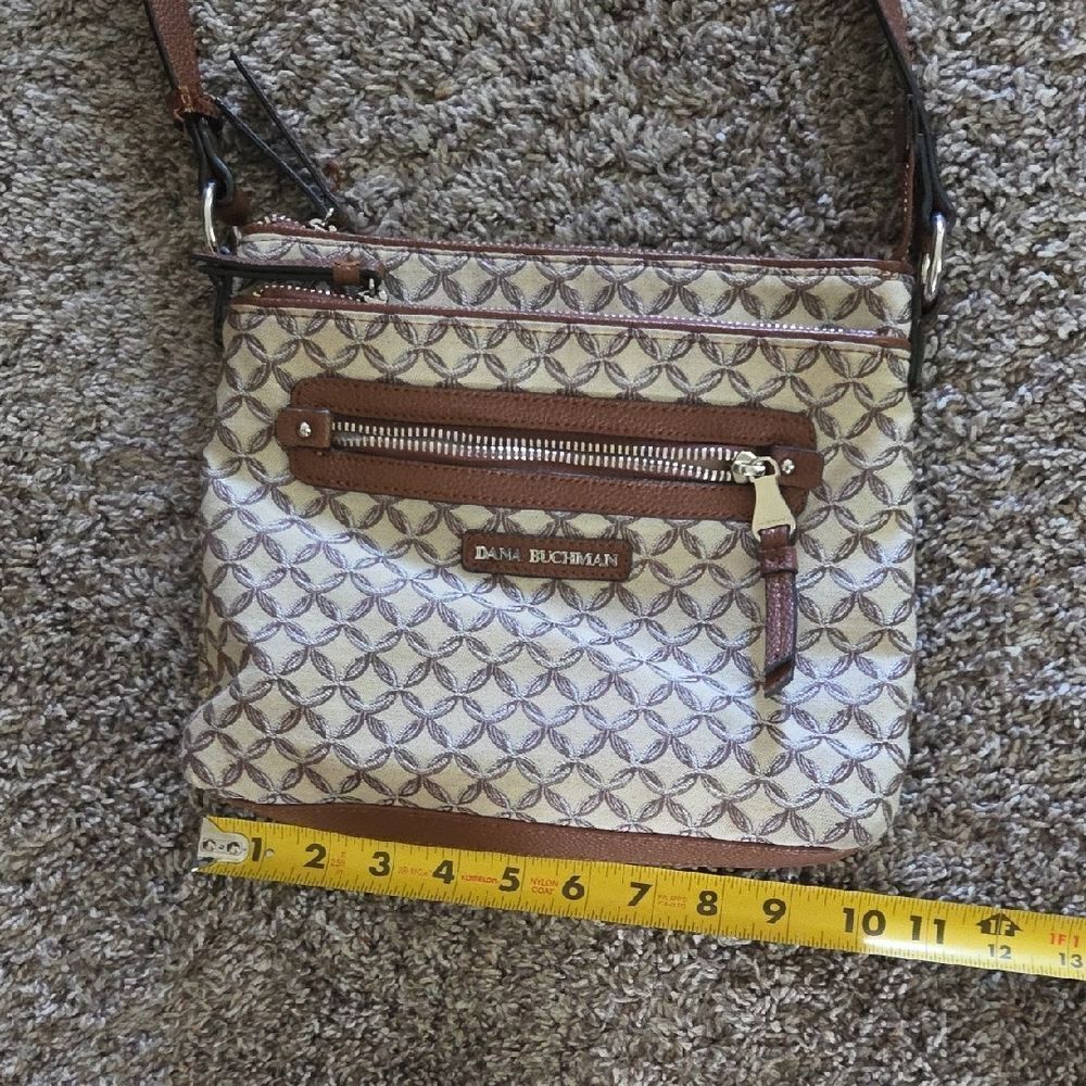 Brown Patterned Crossbody Bag - Picture 10 of 11
